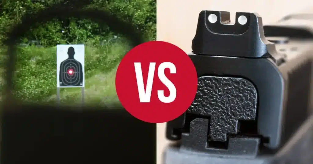 Are Red Dot Sights Better Than Iron Sights?