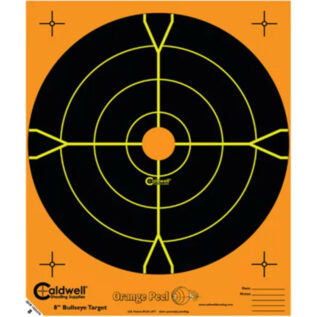 Caldwell Orange Peel 5-Pack 20cm Bullseye Target