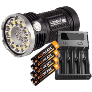 Acebeam X80 25000 Lumen LED Flashlight Combo