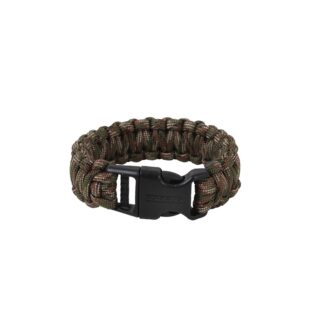 Rothco Deluxe Woodland Camo 9" Paracord Bracelet