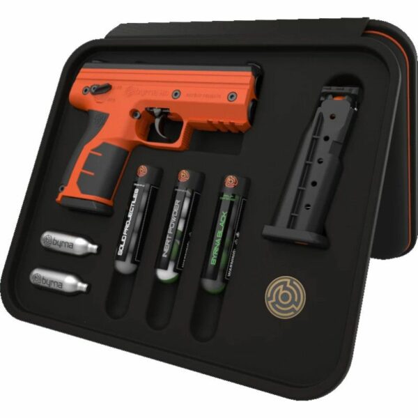 BYRNA Orange HD Non Lethal Pistol Ready Kit