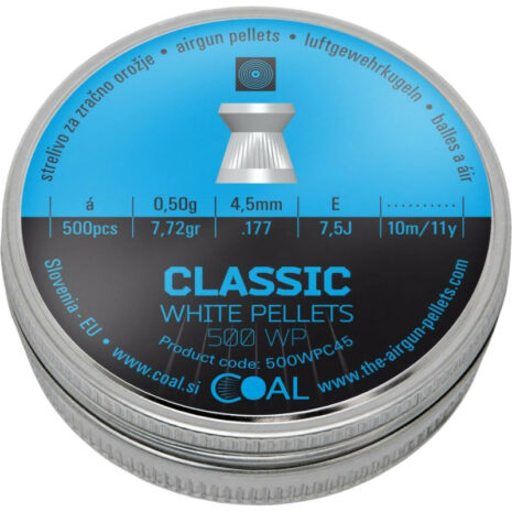 Coal Sport Line 4.5mm Classic White 500 Pellets