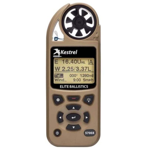 Kestrel 5700X Weather Meter With Applied Ballistics And LiNK - Tan