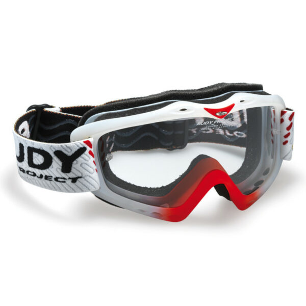 Rudy Project MK134484 Klonyx MX Frozen Crystal-Red Fluo Transparent Goggles