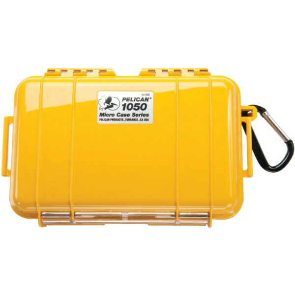 Pelican - 1050 Micro Case with Liner (Yellow)