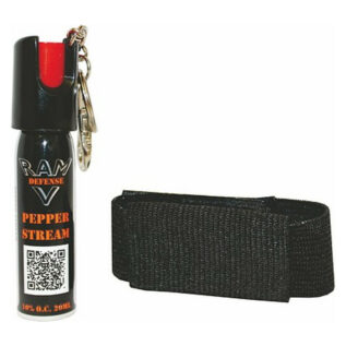RAM Defense 20ml Fog Keyring Pepper Spray with Holster