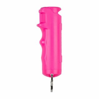 Sabre Flip Top Pepper Spray with Key Ring - Pink