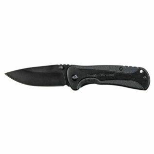 Smith & Wesson 1084305 Drop Point Folding Knife - Black