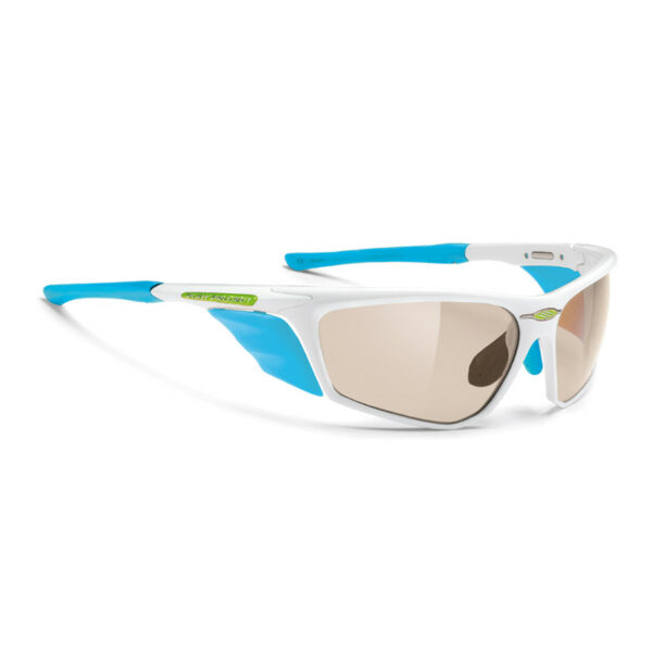 Rudy Project SN227769 Zyon White Gloss Impactx2 Clear to Laser Brown Sunglasses