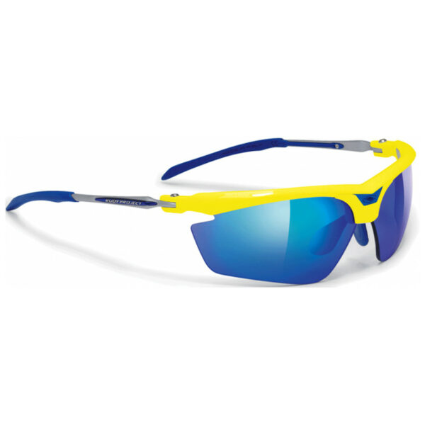 Rudy Project SN663967E Magster Yellow Fluo Multilaser Blue Sunglasses