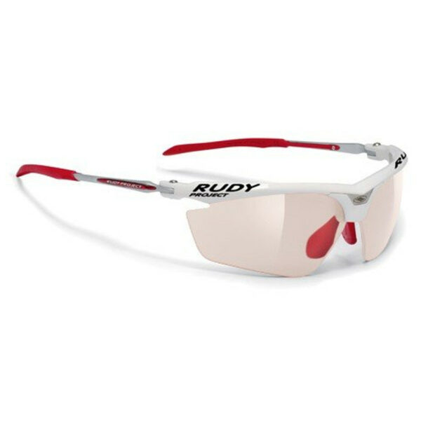 Rudy Project SN667469RC Magster Racing White Impactx2 Clear to Red Sunglasses