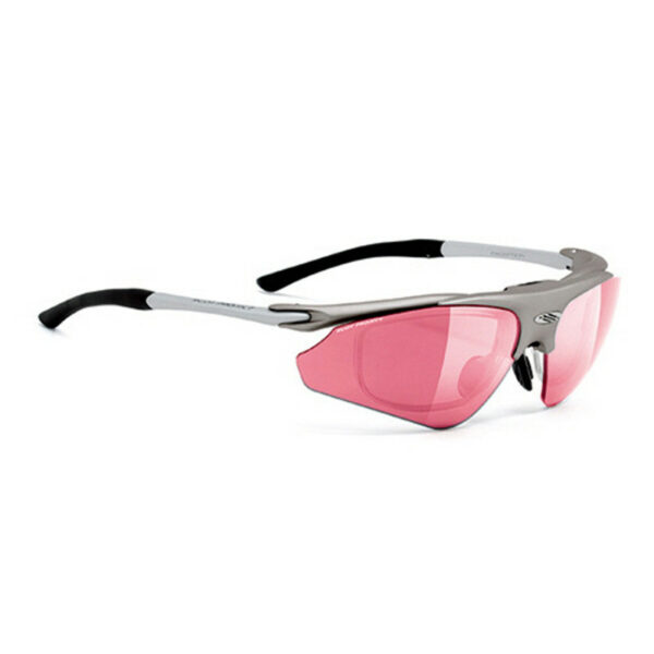 Rudy Project SN967492 Exception STD Titanium Impactx2 Clear to Red Sunglasses