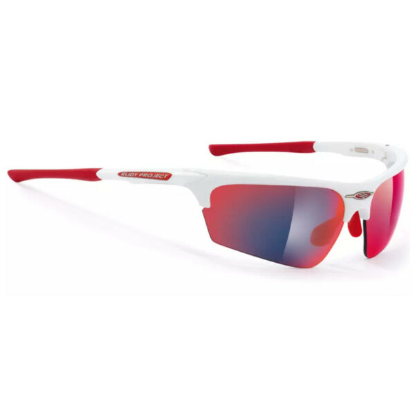 Rudy Project SP043869 Noyz White Gloss Multilaser Red Sunglasses