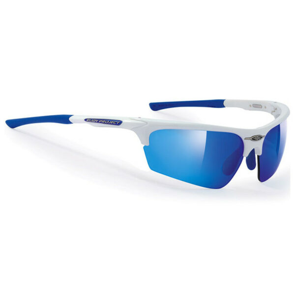 Rudy Project SP043969 Noyz White Gloss Multilaser Blue Sunglasses