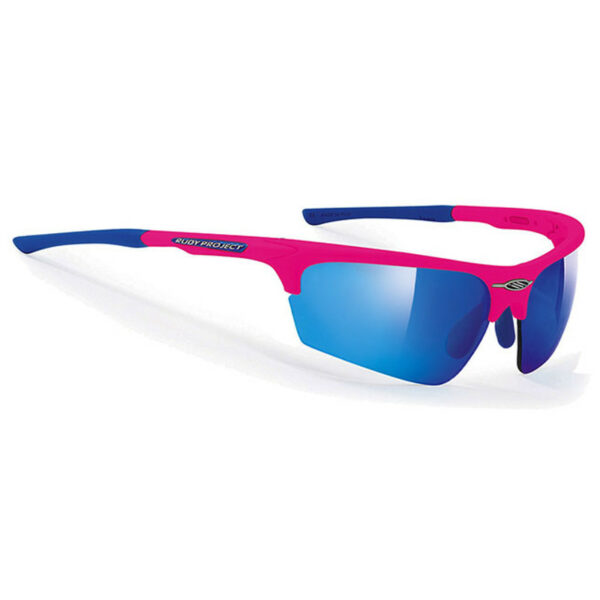 Rudy Project SP043990 Noyz Pink Fluo Multilaser Blue Sunglasses