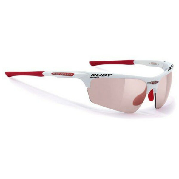 Rudy Project SP047469RC Noyz Racing White Gloss Impactx2 Clear to Red Sunglasses
