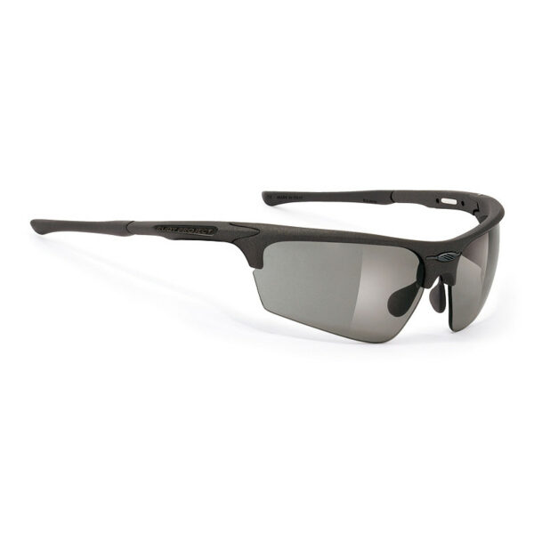 Rudy Project SP048006TTE Noyz Stealth Matte Black Impactx Pure Grey Sunglasses