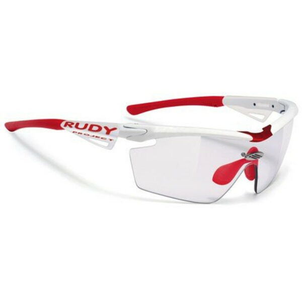 Rudy Project SP117369ORC Genetyk Racing Pro White Impactx2 Clear to Black Sunglasses