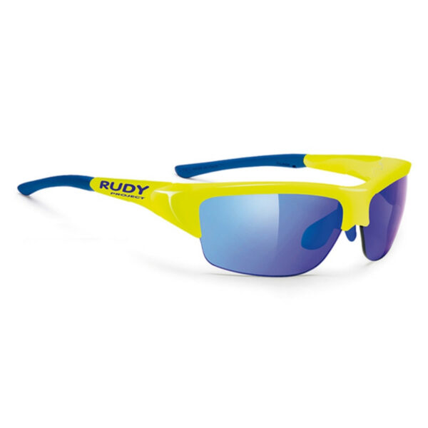 Rudy Project SP193976ORC Ryzer Yellow Fluo Gloss Multilaser Blue Sunglasses