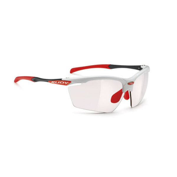 Rudy Project SP297469ORC Agon Racing Pro White Gloss Imapactx2 Clear to Red Sunglasses