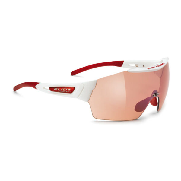 Rudy Project SP308869 Airblast White Gloss Impactx Racing Red Sunglasses