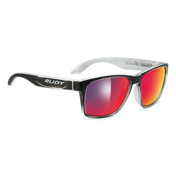 Rudy Project SP313830 Spinhawk Washed Graphite Multilaser Red Sunglasses