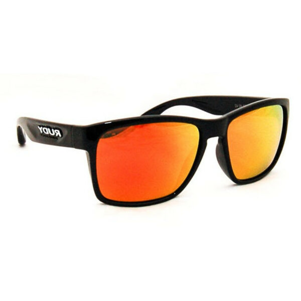 Rudy Project SP314042-0001 Spinhawk Black Gloss Multilaser Orange Sunglasses