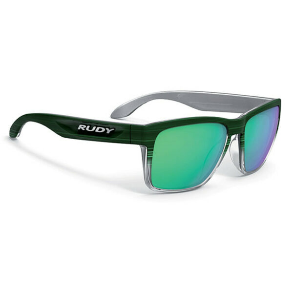 Rudy Project SP316172-0000 Spinhawk Green Streaked Matte Polar 3FX HDR MLS Green Sunglasses