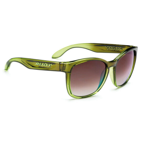 Rudy Project SP323613 Nebula Olive Shade Gloss Brown Matte Deg Sunglasses
