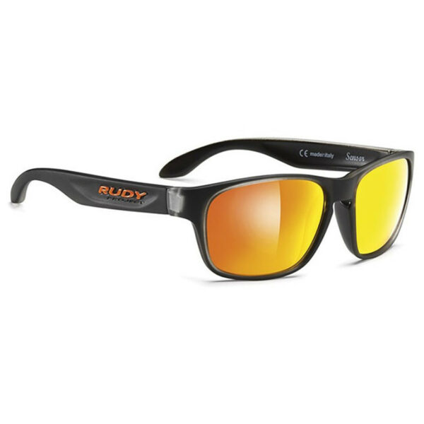 Rudy Project SP364038 Sensor Ice Black Multilaser Orange Sunglasses