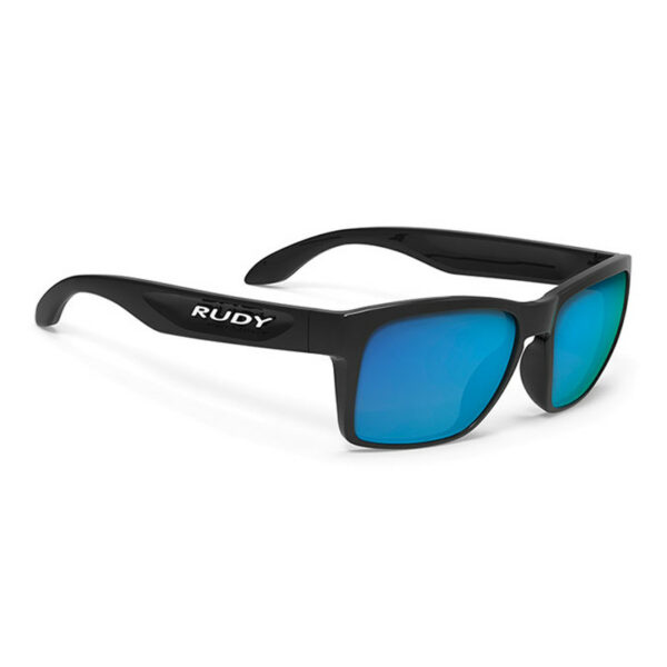 Rudy Project SP383942-0000 Spinhawk Slim Black Gloss Multilaser Blue Sunglasses