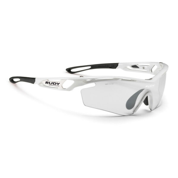 Rudy Project SP397369D0001 Tralyx SX White Gloss Impactx2 Clear to Black Sunglasses