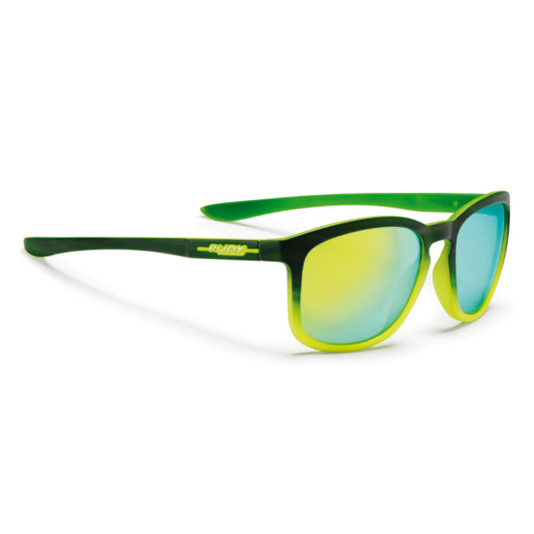 Rudy Project SP416985-0000 Soundwave Lemon Green Multilaser Lime Sunglasses