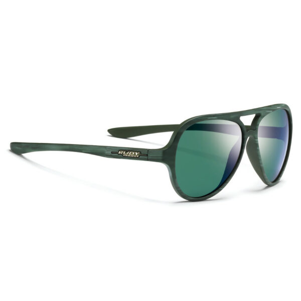 Rudy Project SP423330-0000 Momentum Green Wood Matte Laser Musk Sunglasses