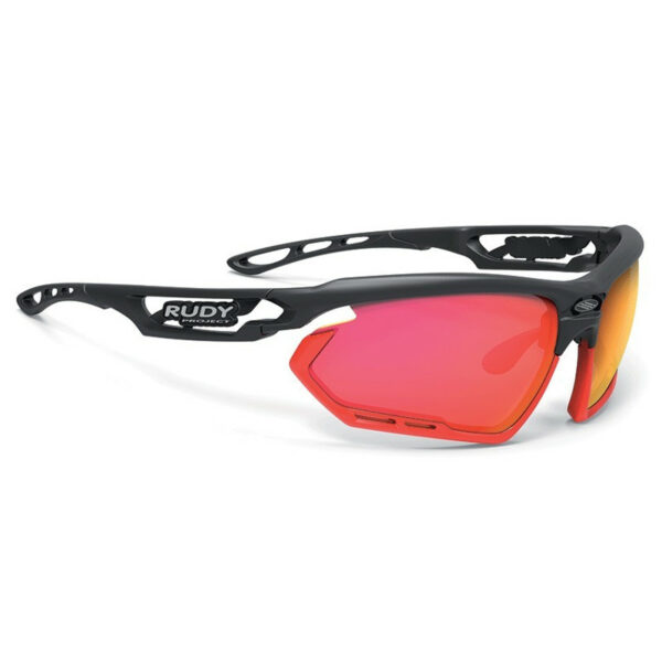 Rudy Project SP456206-0001 Fotonyk Matte Black Polar 3FX HDR Multilaser Red Sunglasses