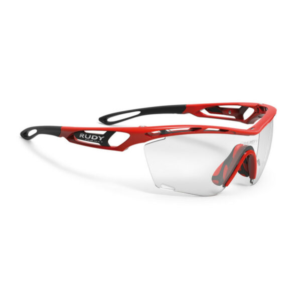 Rudy Project SP467345-0000 Tralyx Slim Fire Red Gloss Impactx2 Clear to Black Sunglasses