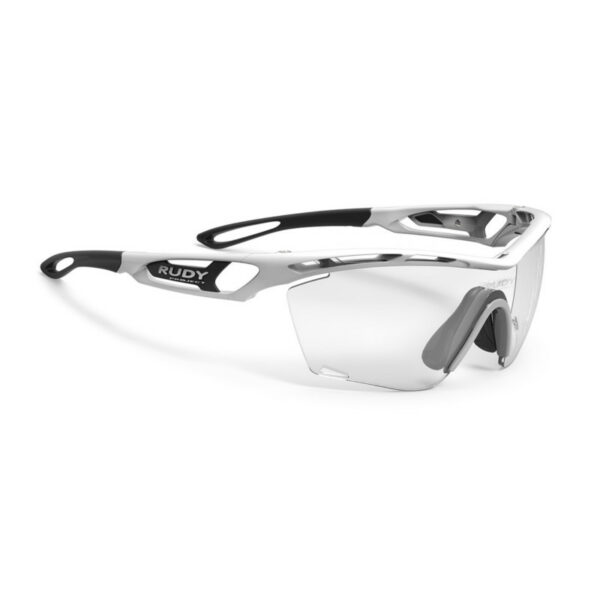 Rudy Project SP467369-0001 Tralyx Slim White Gloss Impactx2 Clear to Black Sunglasses