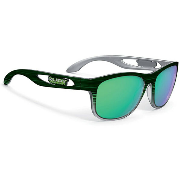 Rudy Project SP476172-0000 Groundcontrol Green Streaked Matte Polar 3FX HDR MLS Green Sunglasses