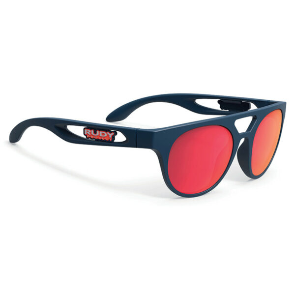 Rudy Project SP516247-0000 Fiftyone Navy Blue Matte Polar 3FX HDR MLS Red Sunglasses