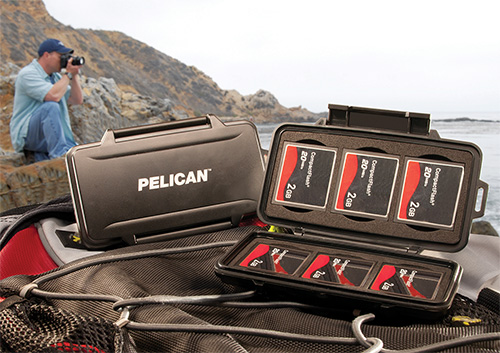 Pelican Waterproof Memory Card Case - 0945 (Black) - Demo